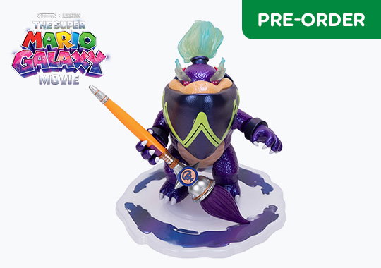 Nintendo The Super Mario Galaxy Movie: Chomping Wonder Bowser Jr. Action Figure 20cm