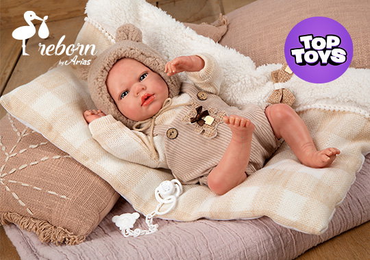 Arias Reborn Doll 40cm Noah with Cushion