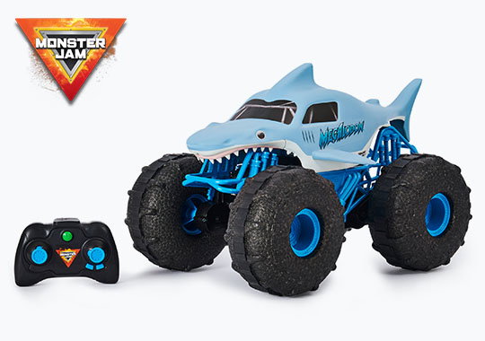 Monster Jam 1:15 Remote Control All-Terrain Megalodon Storm Monster Truck