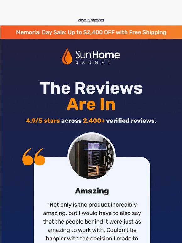 Literally zero complaints 🙌 | 2,400+ reviews don't lie
