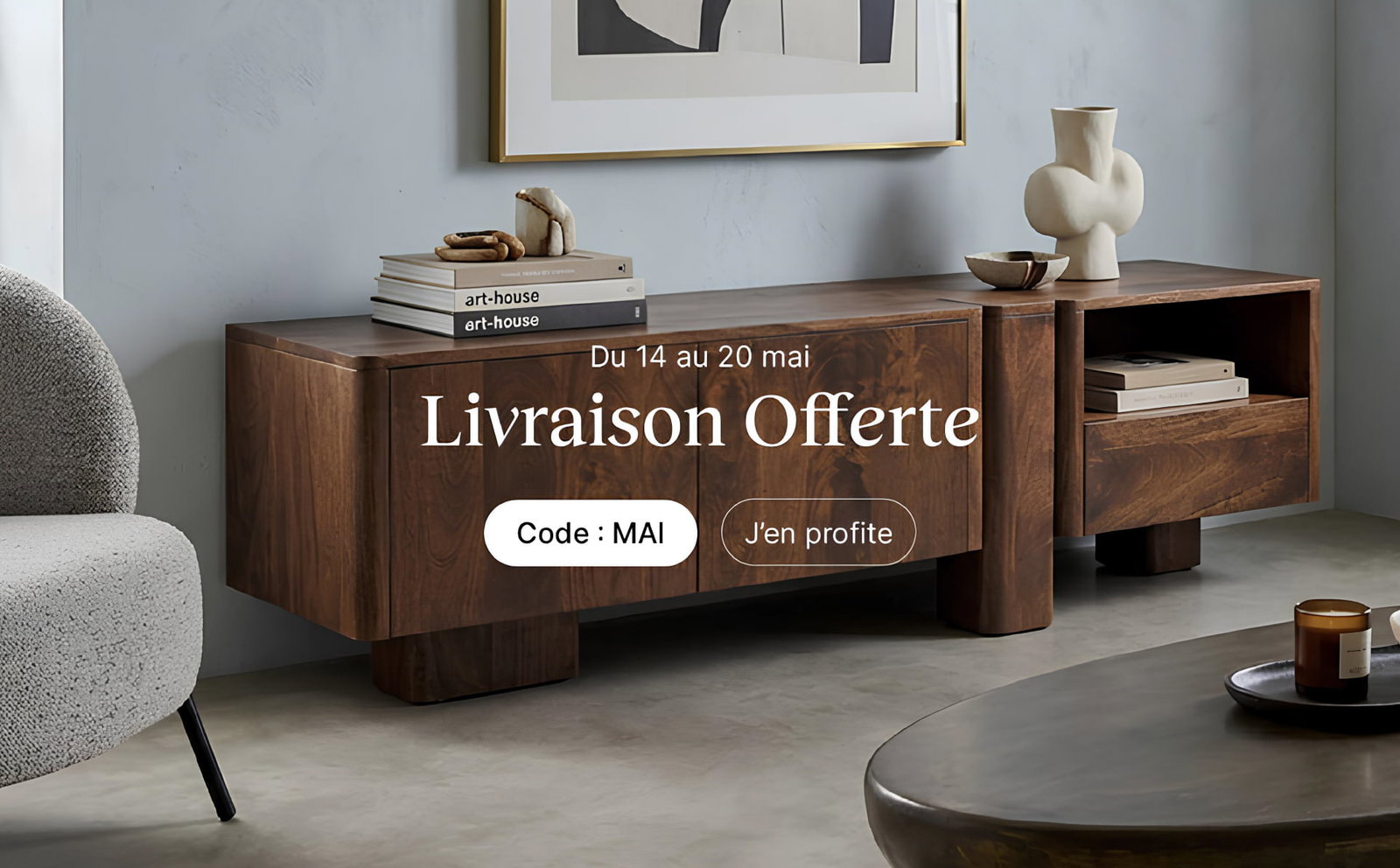Livraison offerte code : MAI