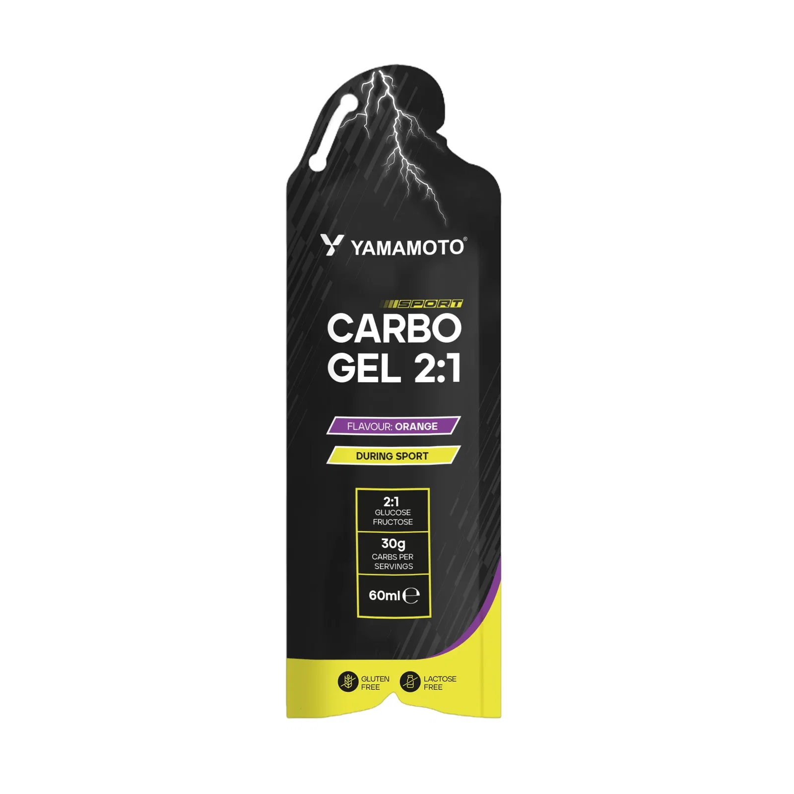 Image of YAMAMOTO SPORT<br><b>Carbo Gel 2:1<br>1 gel da 60 ml