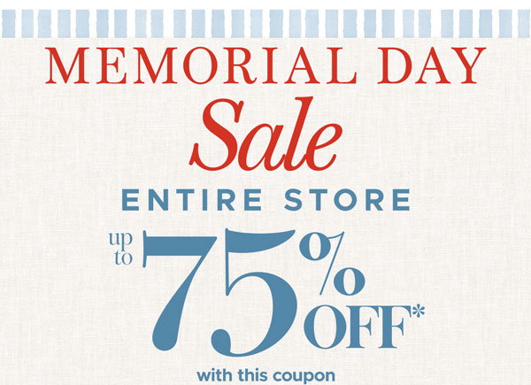 Memorial Day Sale