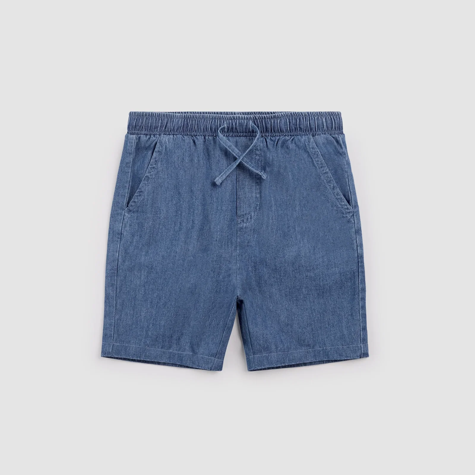 Image of Dark Blue Chambray Shorts