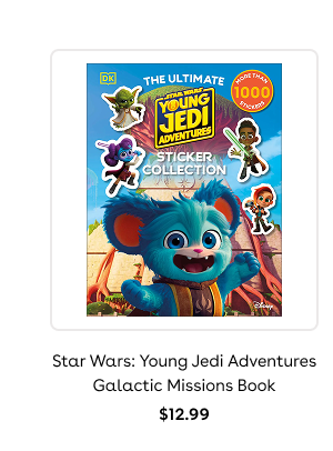 Star Wars: Young Jedi Adventures Galactic Missions Book. $12.99.