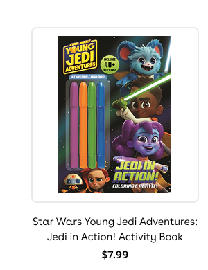 Star Wars Young Jedi Adventures: Jedi in Action! Activity Book. $7.99.