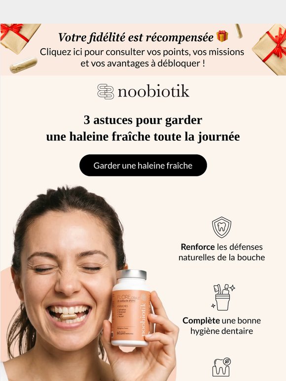 3 astuces pour garder une haleine fraîche