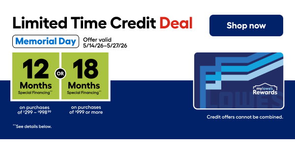 Limited Time Credit Deal