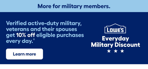 More for military members.