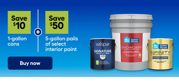 Save $10 1-gallon cans