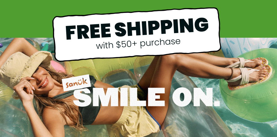 Free shipping on orders USD $50+