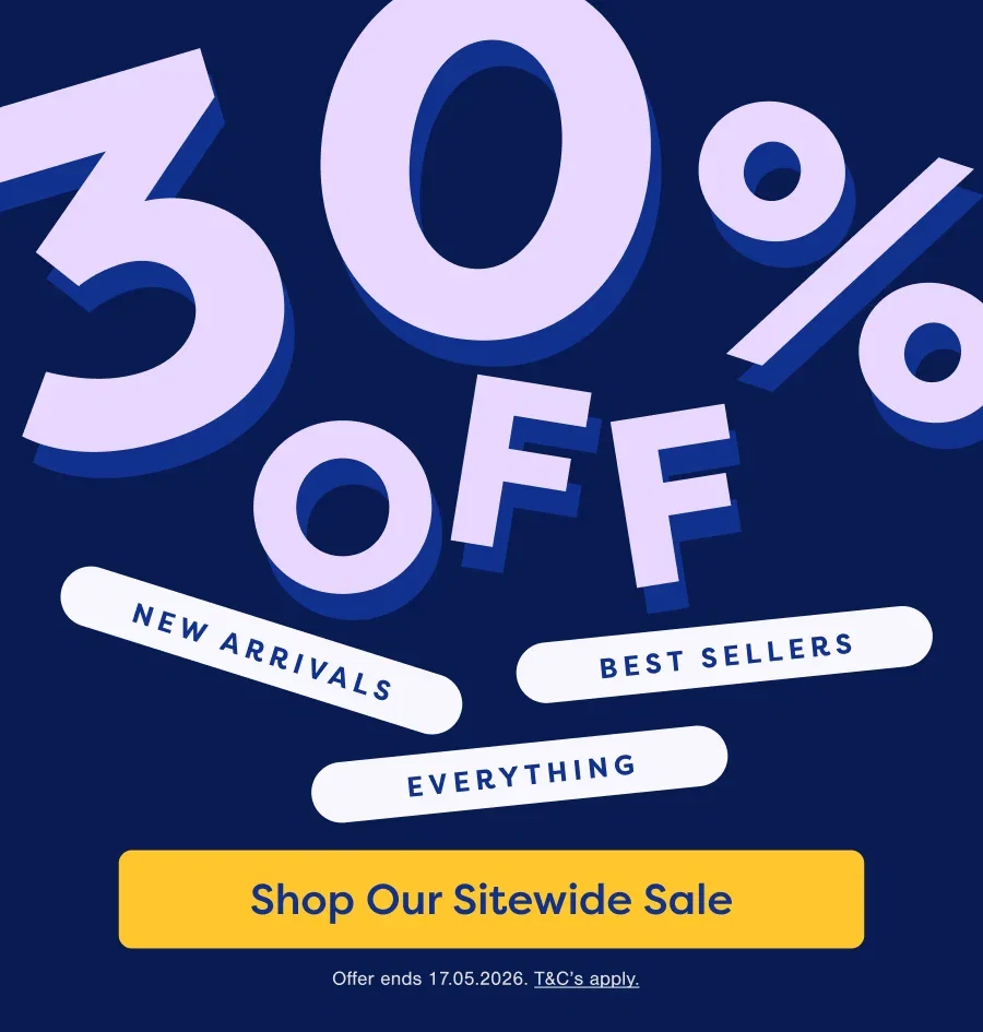 30% OFF New Arrivals, Best Sellers, Everything. Shop Sitewide Sale.
