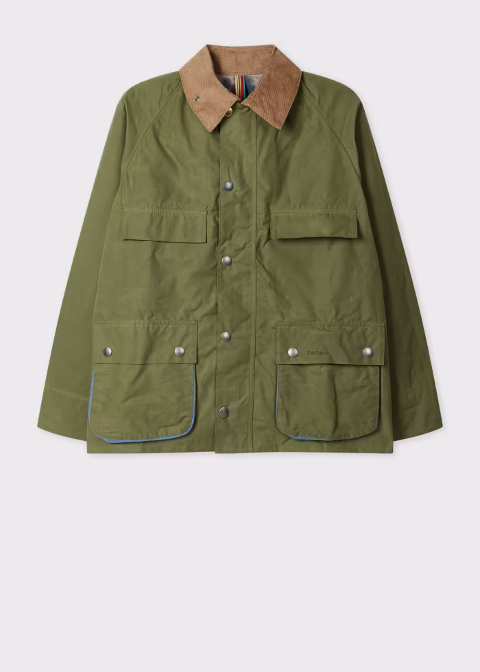 Image of Paul Smith loves Barbour - Army 'Sugarlump Bedale' Jacket