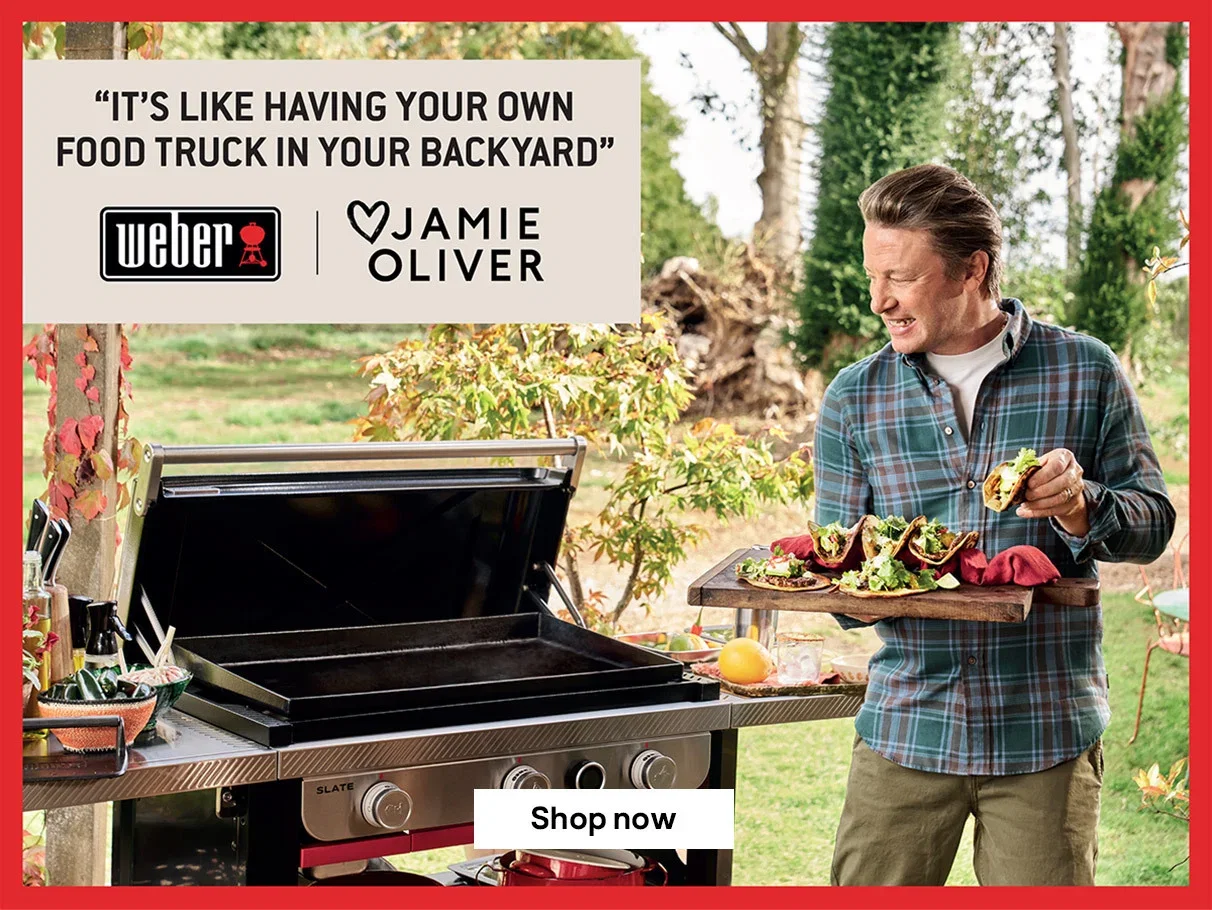 Weber - 'It's like having your own food truck in your backyard' - Jamie Oliver - Shop now