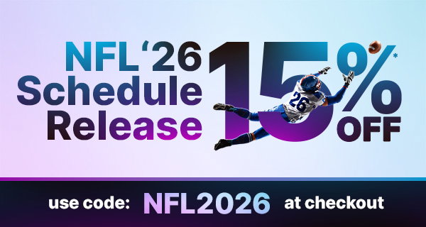 Use Code NFL2026 At Checkout