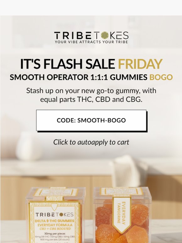 Flash Sale Friday 💰 Smooth Operator THC Gummies