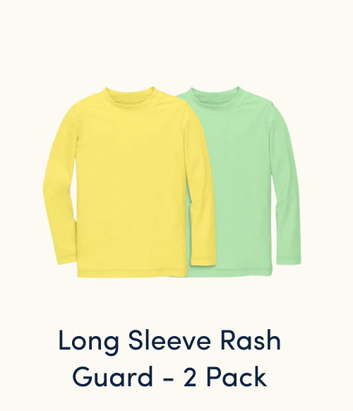 Long Sleeve Rash Guard - 2 Pack