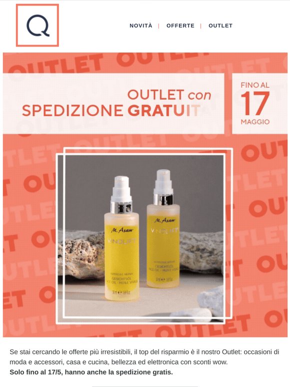 Outlet con spedizione gratuita