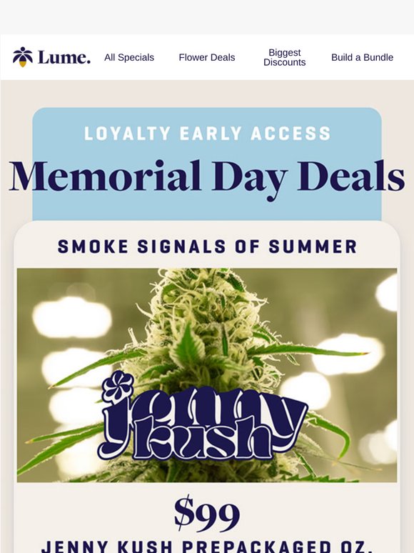 Early Memorial Day Deals Start Now!