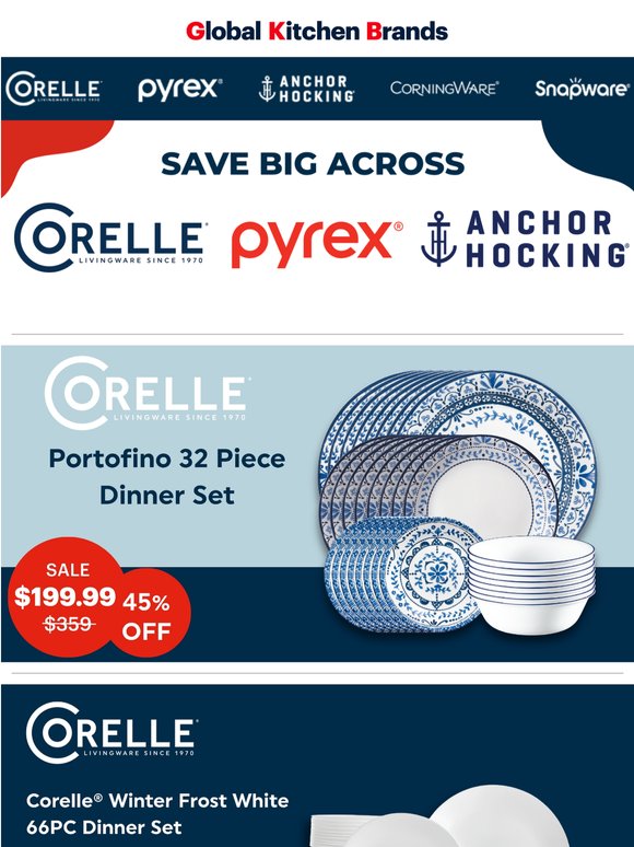 ‼️Save Big Across Corelle, Pyrex & Anchor Hocking ‼️