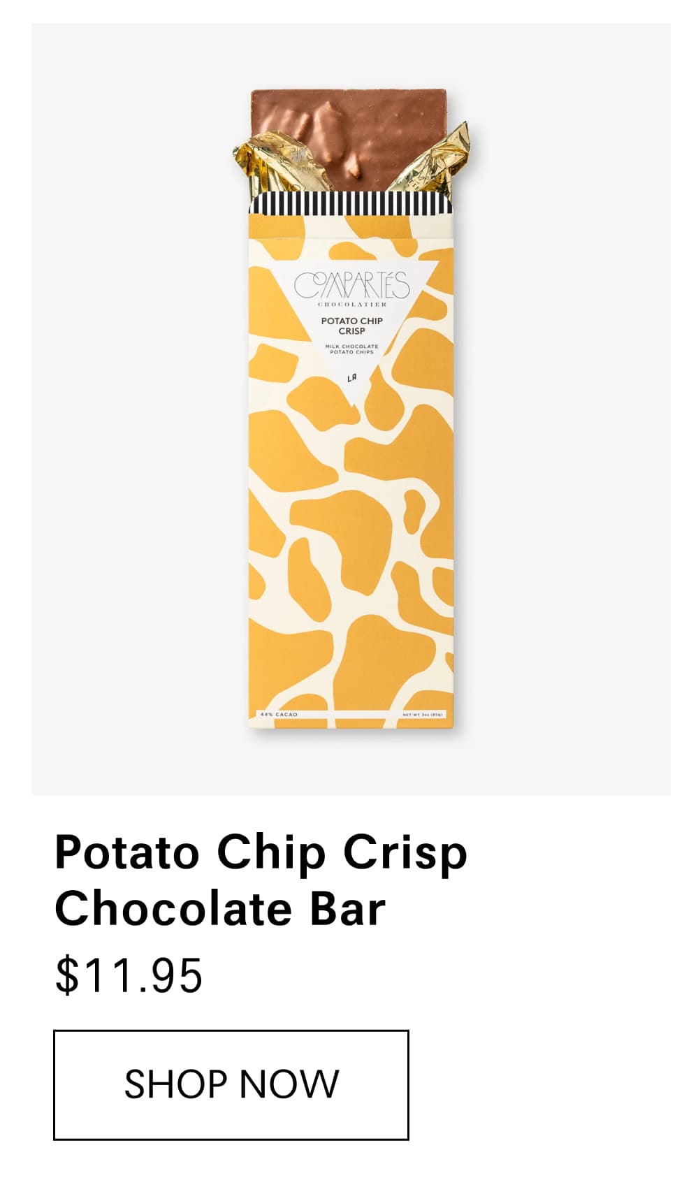 Potato Chip Crisp Chocolate Bar