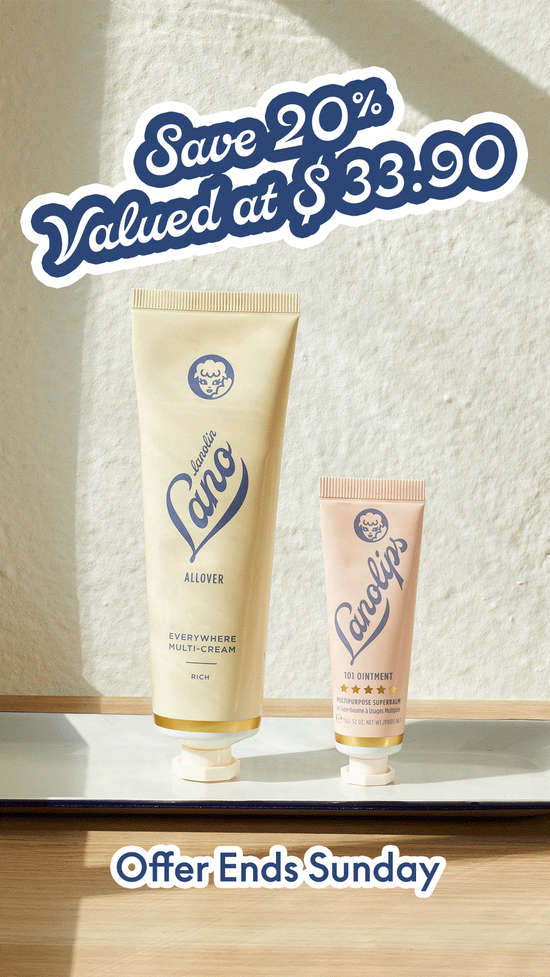 Your free gift when you spend $40 or more. Offer ends Sunday