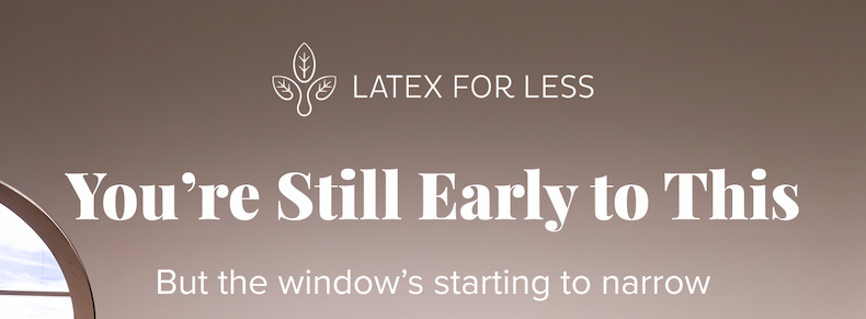 You're Still Early to This