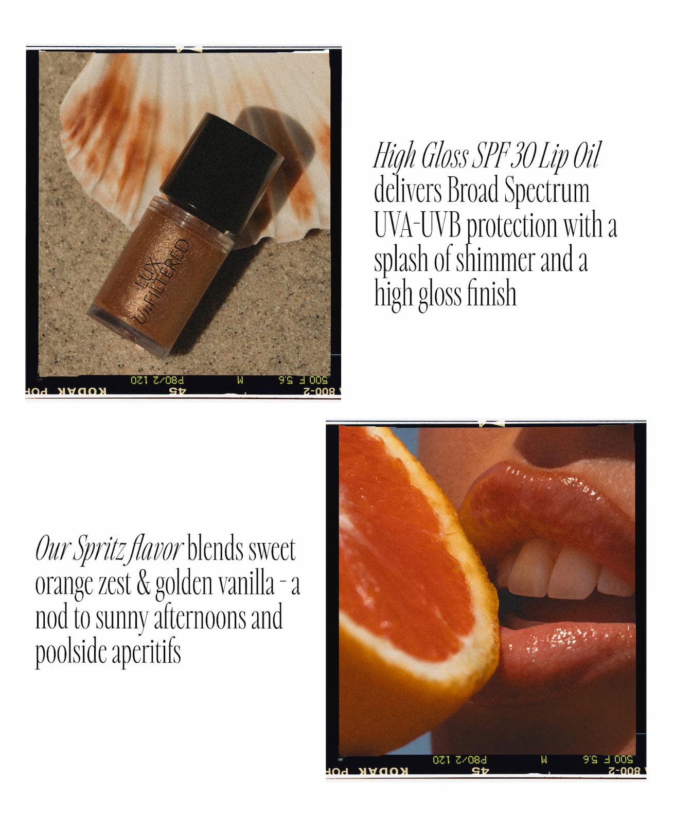 Meet the new SPF 30 Lip Oil