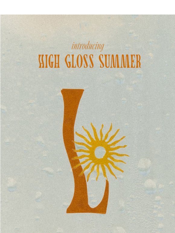 Coming Soon: High Gloss SPF Lip Oil 🌞