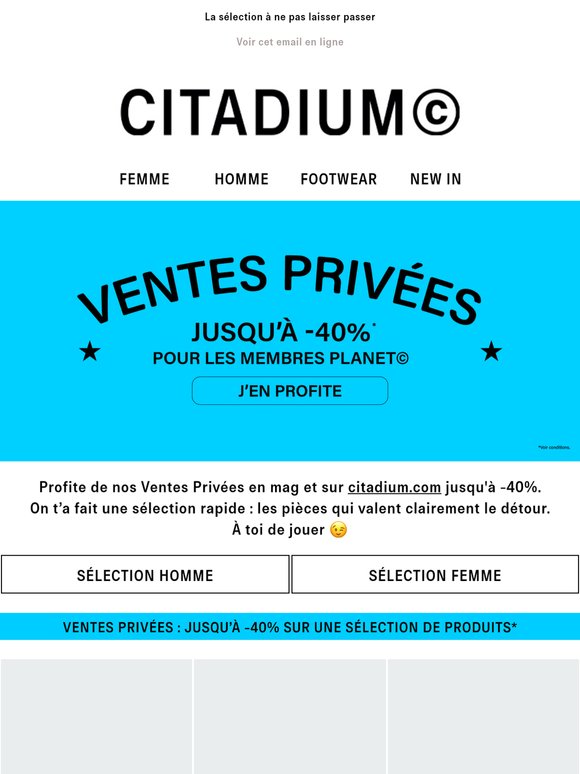 On a repéré ça pour toi 👀 et c’est en Ventes Privées