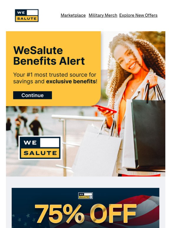 Your WeSalute Benefits: May 15, 2026