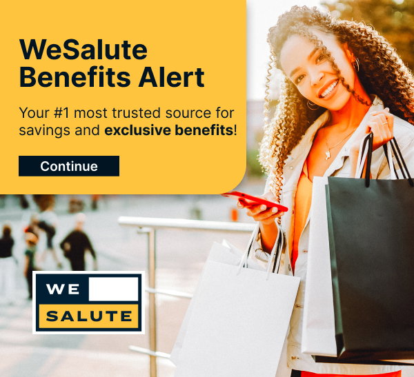 WeSalute Benefit Alert