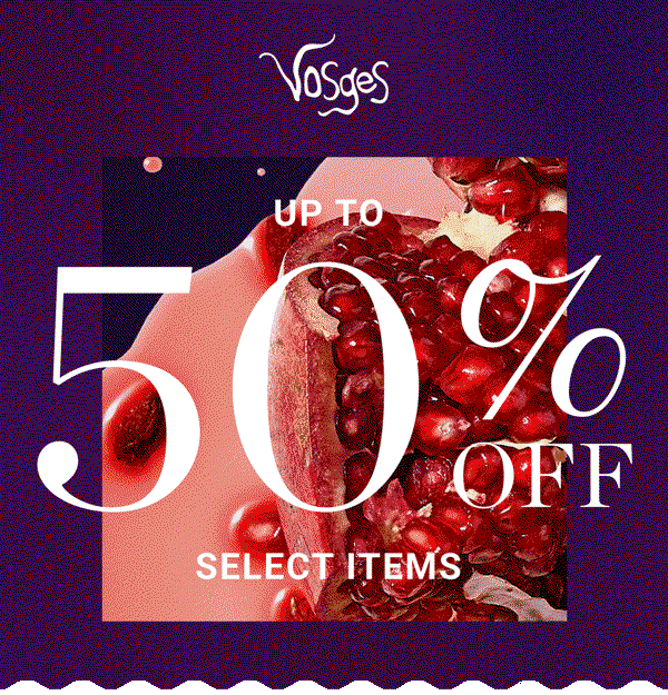 Up to 50% OFF select items