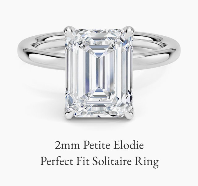 2mm Petite Elodie Perfect Fit Solitaire Ring
