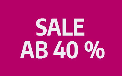 Sale ab 40 %