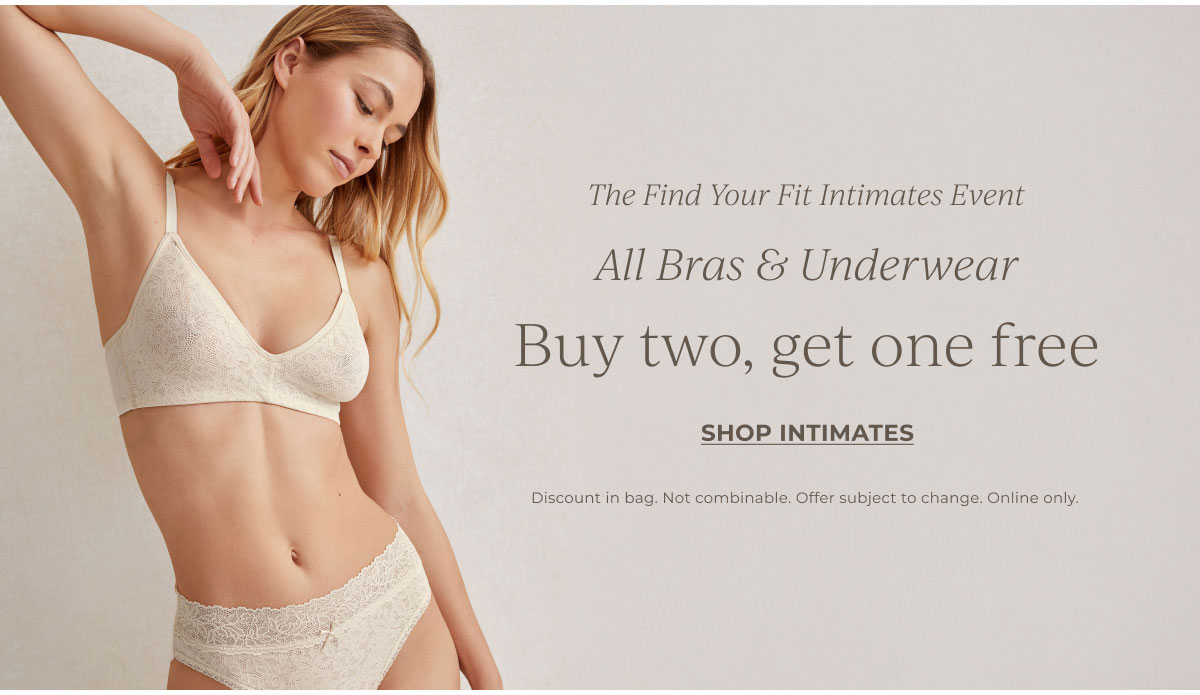 All Bras & Underwear Buy two, get one free | Shop Intimates