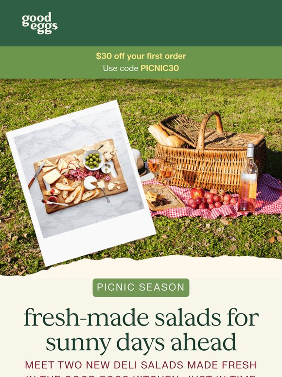 Your first picnic starts here