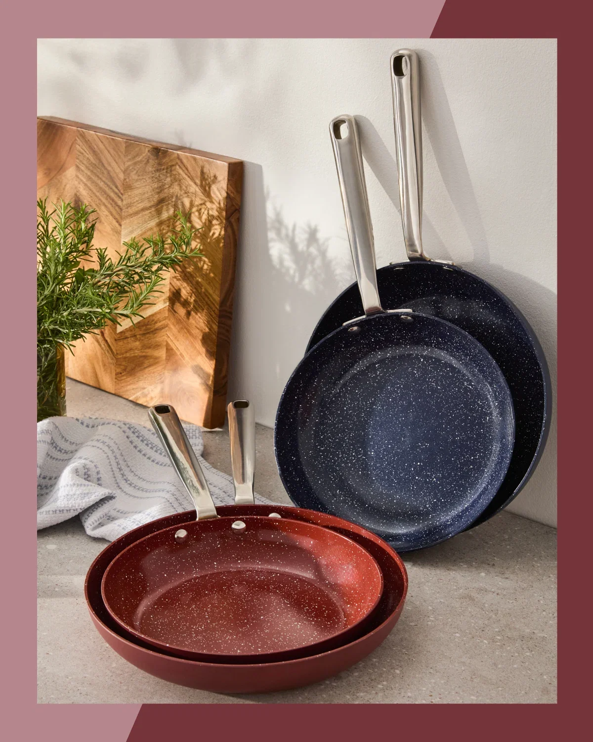 2 piece ceramic frypan $35 per set.