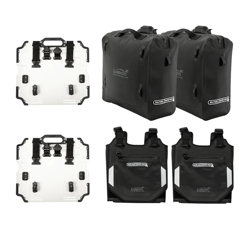 Coppia Borse Laterali Loboo Alps 23/23L nero