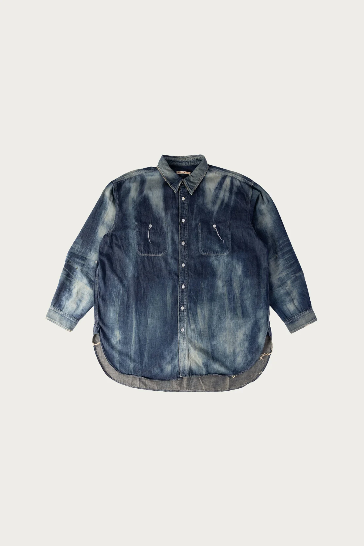 Image of Dear Denim New Wave Shirt - Sand Beach Sun Fade