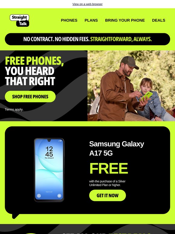 A free phone? 🤔💭
