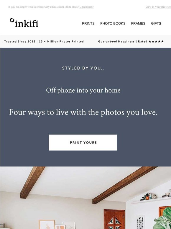 Off your phone, into your home ✨