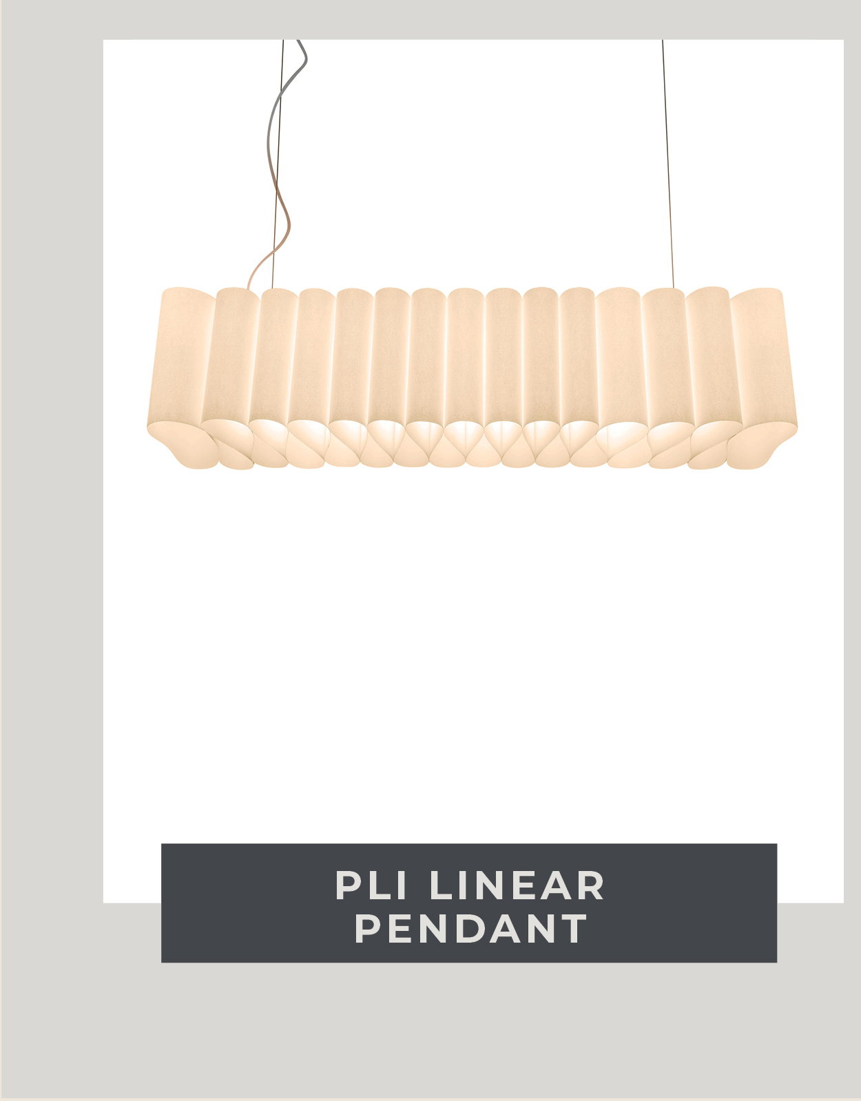 Pli Linear Pendant
