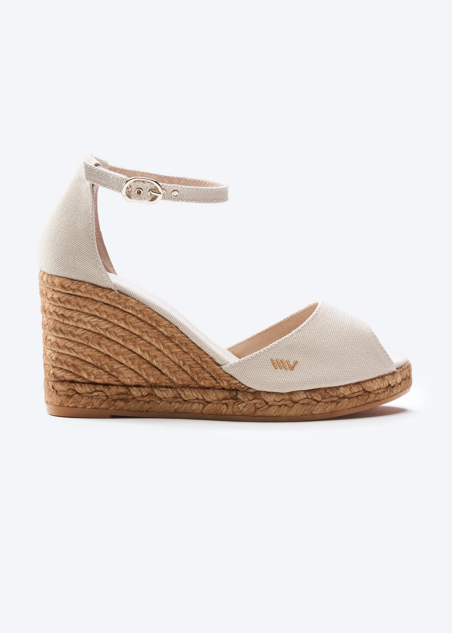 Image of Canvas Espadrille Sandal Wedges