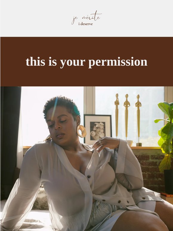 15% off + free shipping | this is your permission