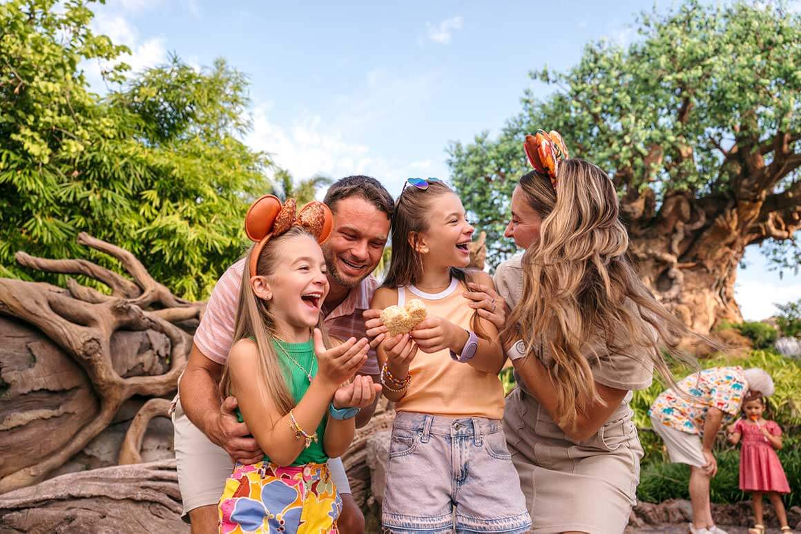 Family at Disney's Animal Kingdom Theme Park