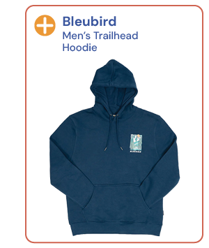 Bleubird Men'sTrailhead Hoodie - Navy.