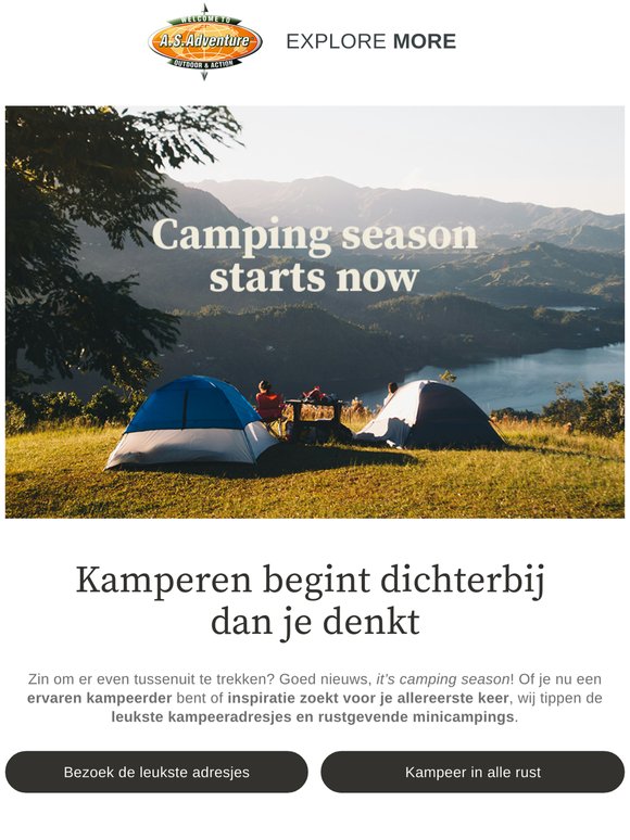 Ga jij op kampeeravontuur? ⛺