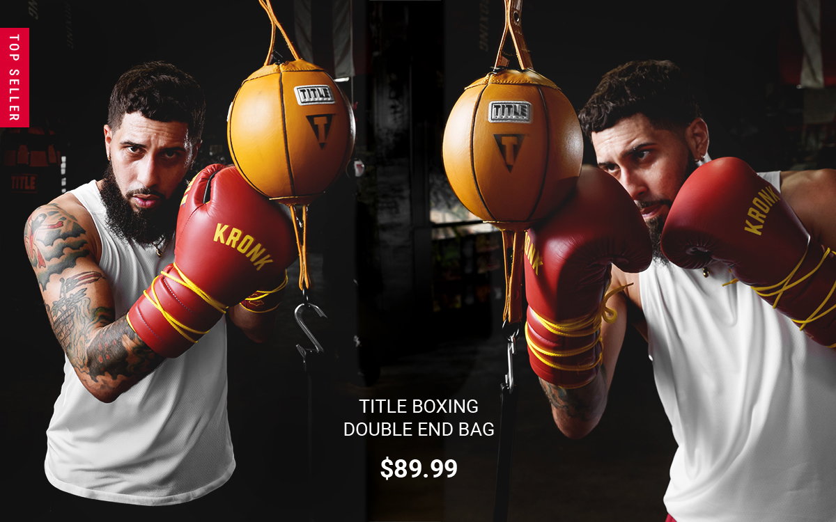 SHOP TITLE BOXING DOUBLE END BAG