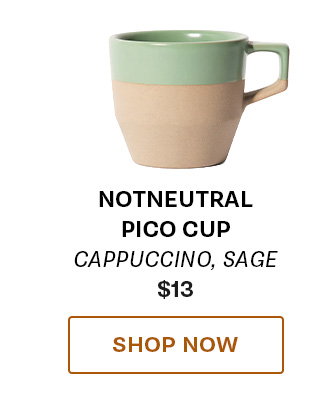 notNeutral Pico Cappuccino Cup Only in Sage